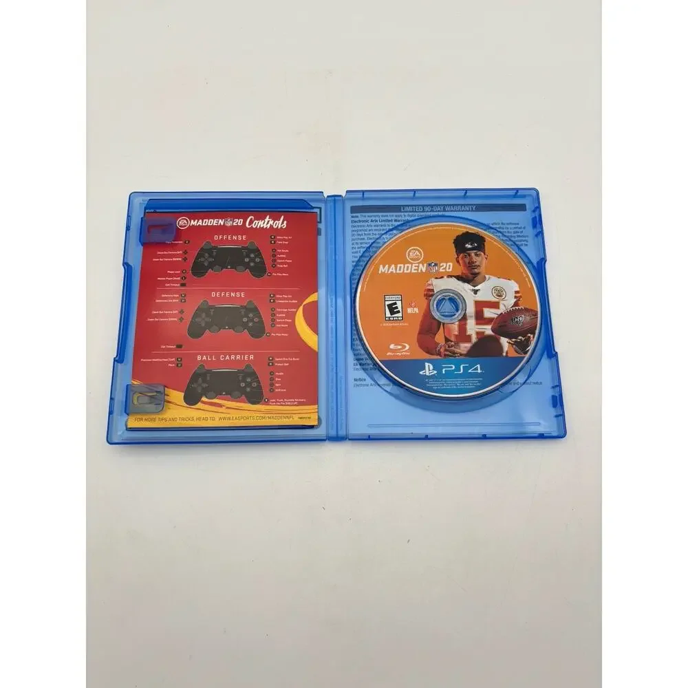 Madden NFL 20 (Sony PlayStation 4, 2019) Complete Tested Works CIB VG Condition